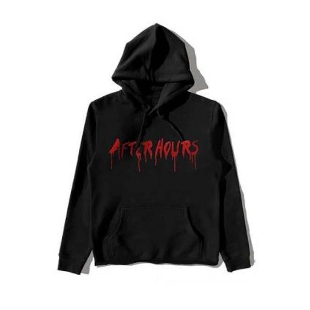 The Weeknd x Vlone After Hours Acid Drip Pullover Hood Black Small